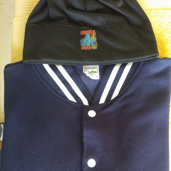 Cobra Commander "Vote for the Lessor Evil" Varsity Jacket - Picture 4 of 5